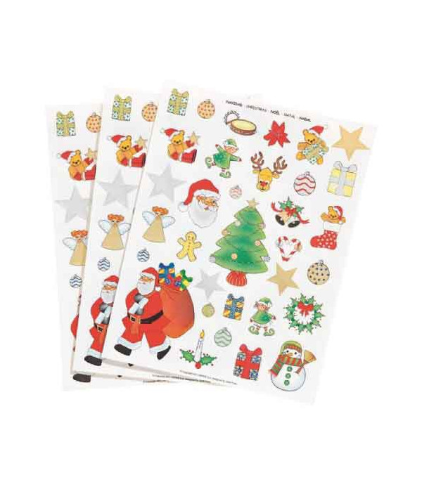 Gommettes thématiques APLI Christmas - Autocollants décoratifs pour loisirs créatifs et fêtes