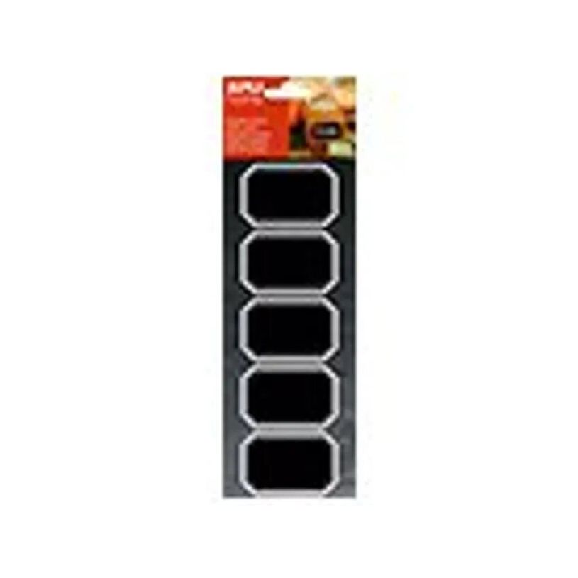 Étiquettes ardoise octogonales Apli Agipa - 65 x 41 mm pour marquage