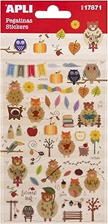 Stickers Animaux APLI - Motifs Automne - Décoration créative pour loisirs et correspondance