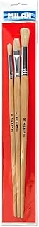 Pinceaux MILAN BWM10027 Blister - 3 pinceaux pour huile/acrylique séries 512/522