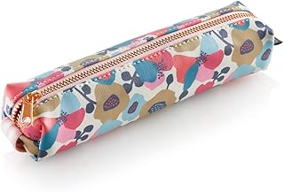 Trousse Miquelrius - Élastique caoutchouc, fermeture à glissière, pochette 190x25x40 mm - Design Nordic Flowers