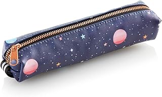 Mini trousse Miquelrius avec élastique et fermeture éclair - 190x25x40 mm - Motif Planets pour école et bureau