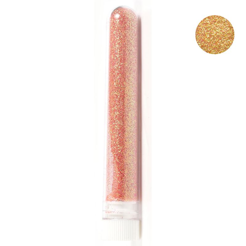 Paillettes Art Gliter 090 Melone - Tube 3g paillettes roses ultra fines pour loisirs créatifs et décoration printanière