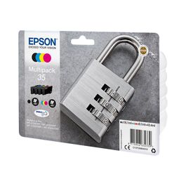 Cartouches Epson Multipack 35 Cadenas - Pack de 4 - noir, cyan, magenta, jaune - cartouche d'encre originale