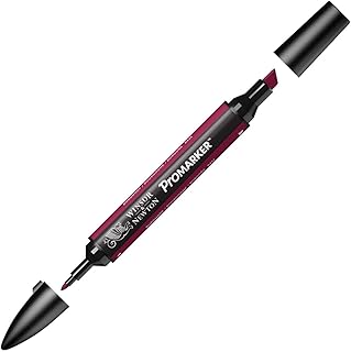 Feutre à alcool Winsor & Newton Promarker R424 Bourgogne - Double pointe pour illustration et design