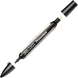 Marqueur Winsor & Newton Promarker Y418 Ivoire - Double Pointe Alcool pour Artistes et Designers