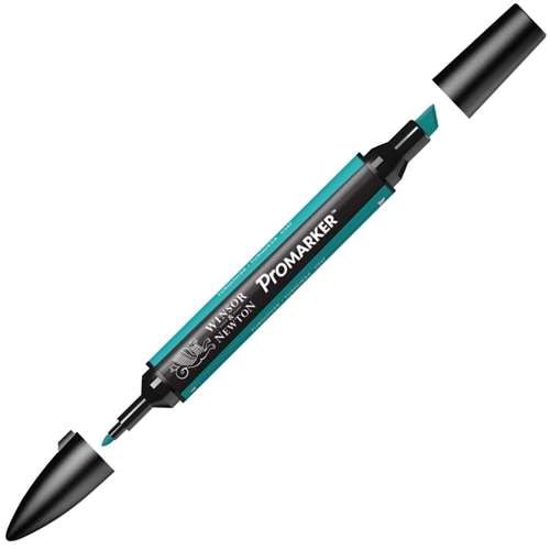 Marqueur double pointe Winsor & Newton Promarker C247 Turquoise 4 - Encre à base d'alcool pour artistes et designers