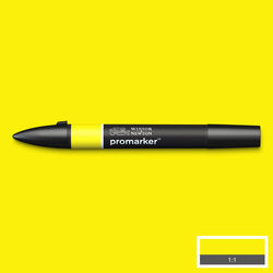 Marqueur double pointe Winsor & Newton Promarker Y657 Jaune - Encre à base d'alcool pour artistes et designers