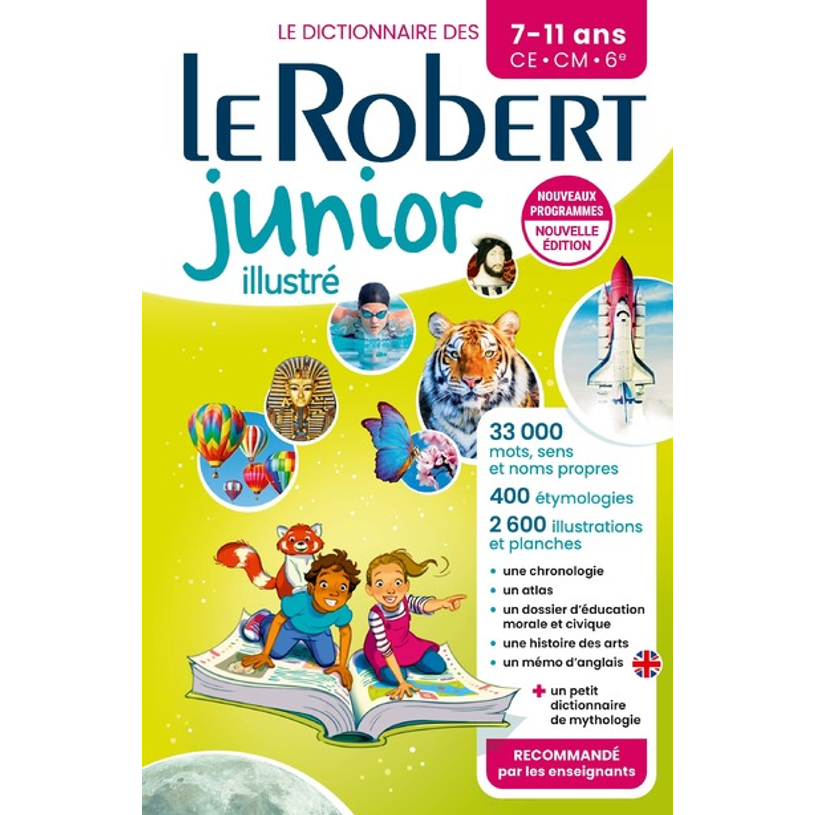 Agenda scolaire Robert Junior Illustre - planning annuel pour organisation rentrée et vacances scolaires