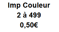 Impression copie couleur 2 à 499