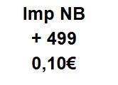 Impression ou copie Noir et Blanc + 499 pages