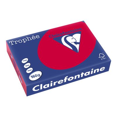 Ramette feuille Rouge A4 CLAIREFONTAINE