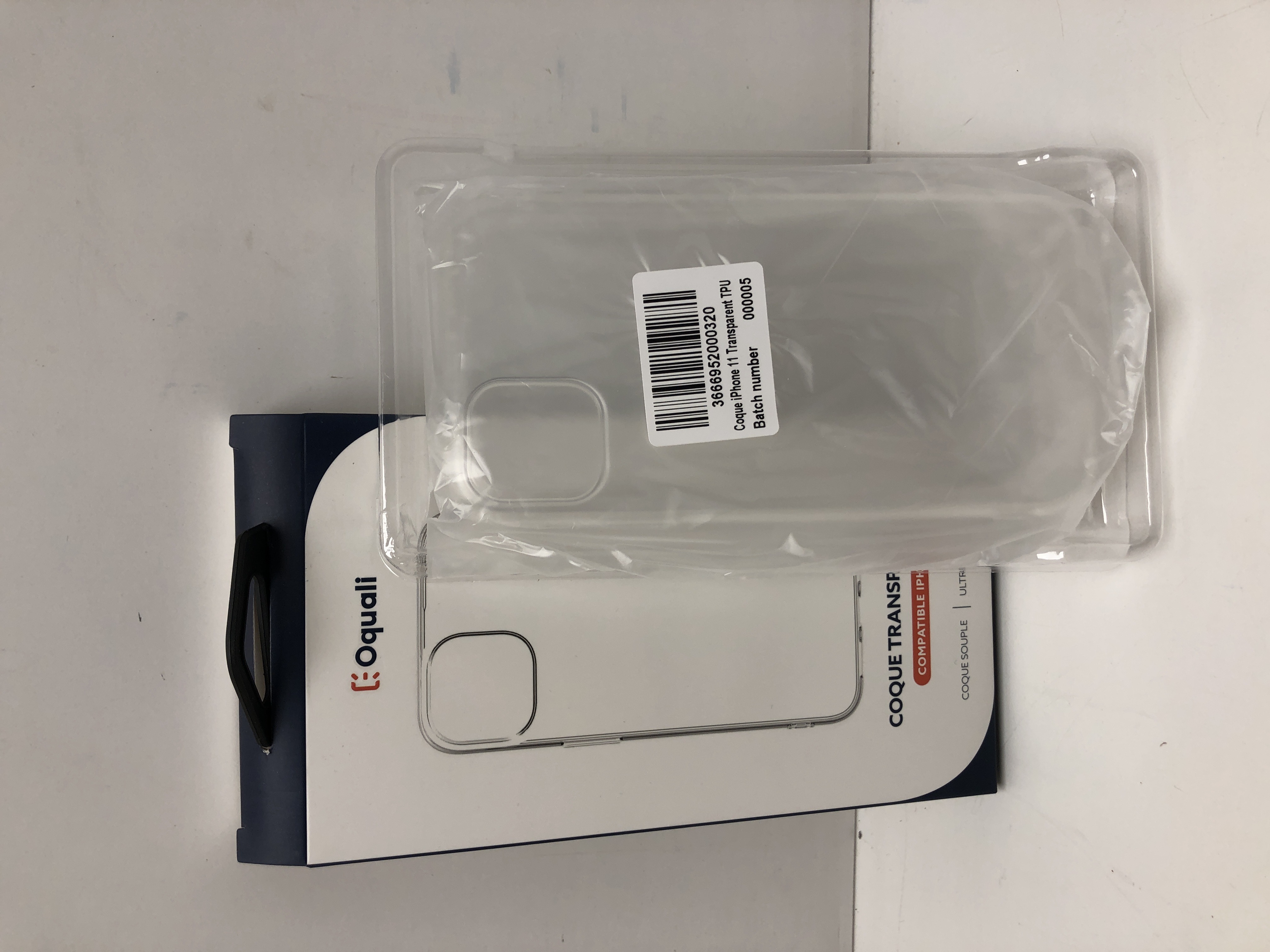 Oquali Coque iPhone 11 Transparent TPU 