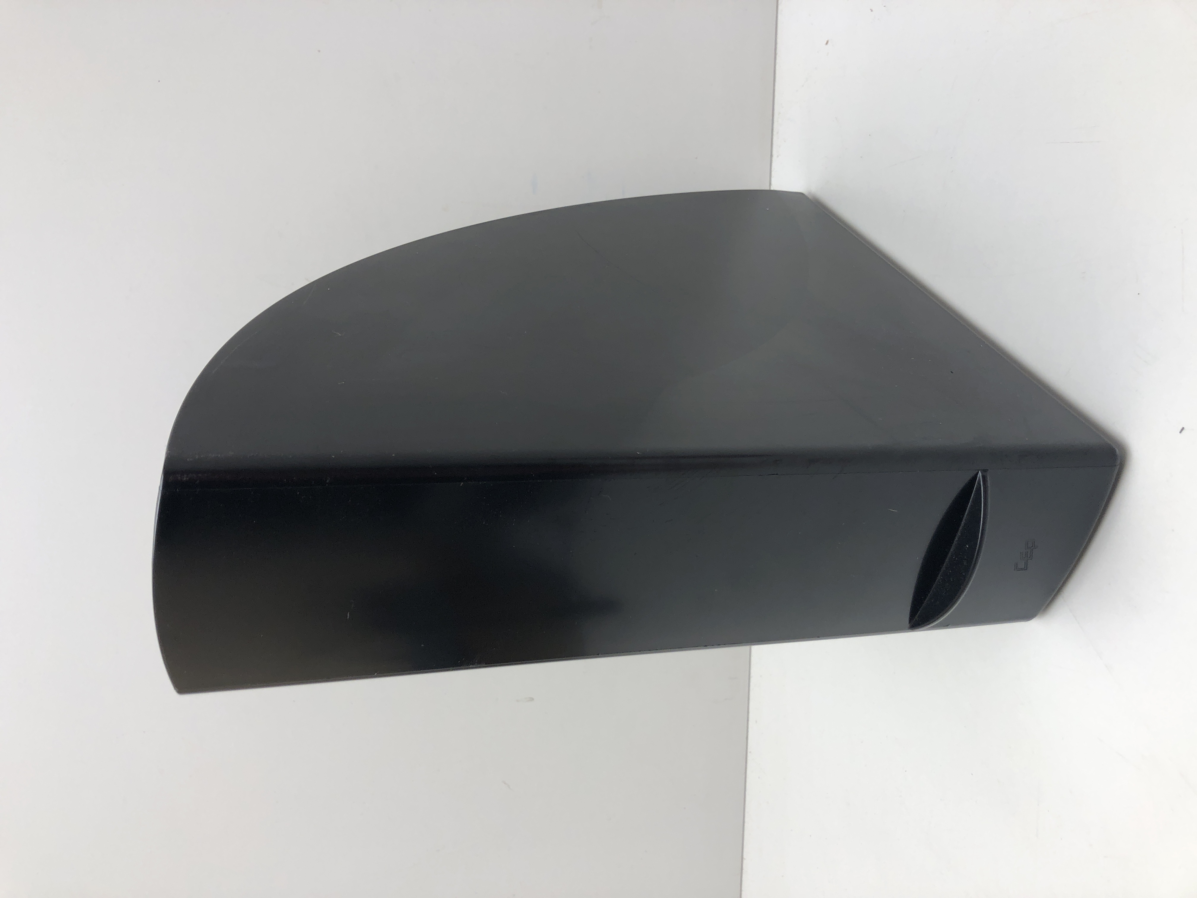 Range-revues noir - Plastique 7,5 cm dos, 30 cm hauteur, Profondeur 7,5 cm, pour bureau ou maison