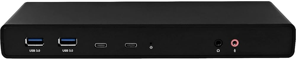 Station d'accueil V7 USB-C UCDDS - 2 USB-C, 4 USB-A, 2 HDMI, 2 DisplayPort, RJ45