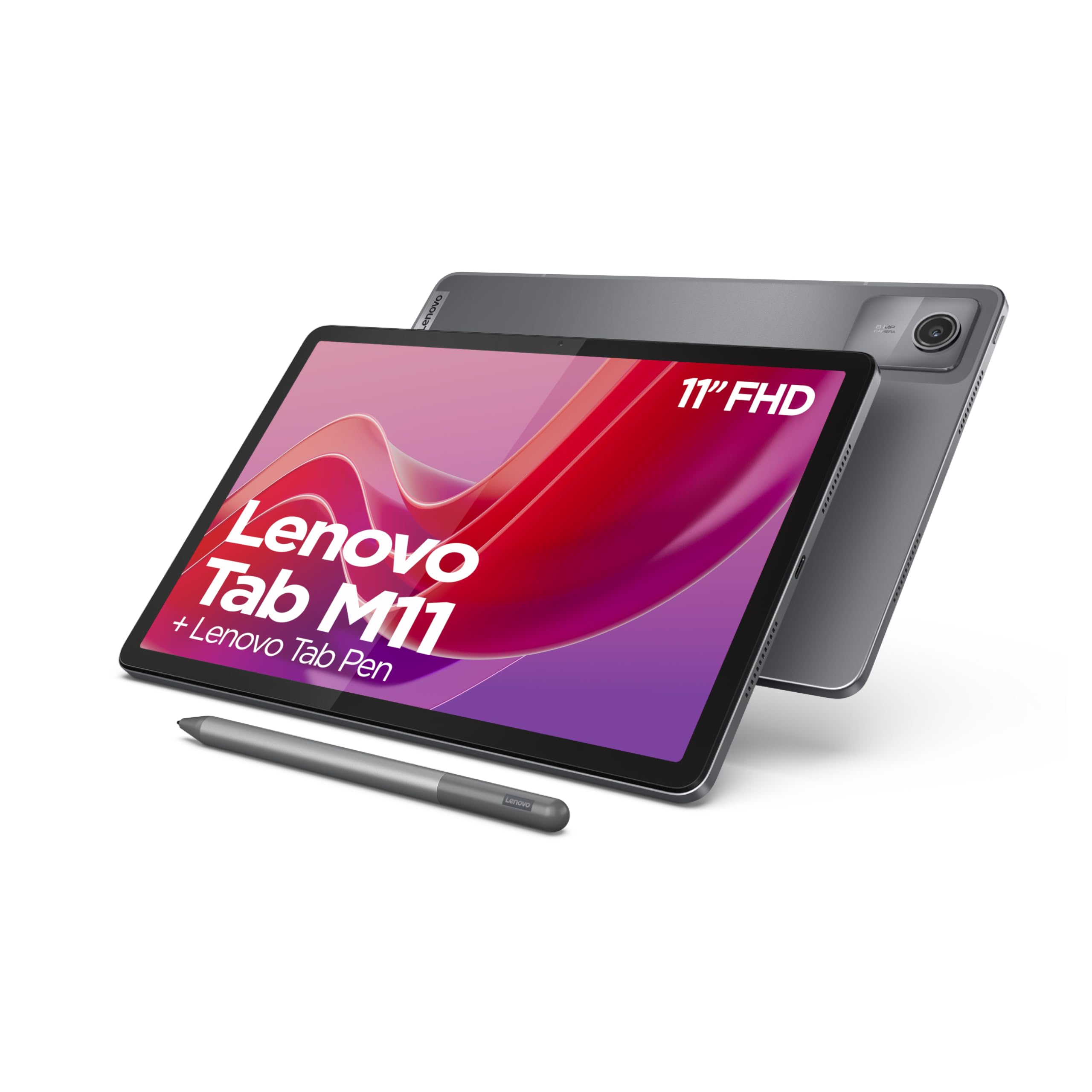 Tablette Lenovo Tab M11 - Écran 11" IPS 90Hz, 4 Go RAM, 128 Go stockage, Stylet inclus