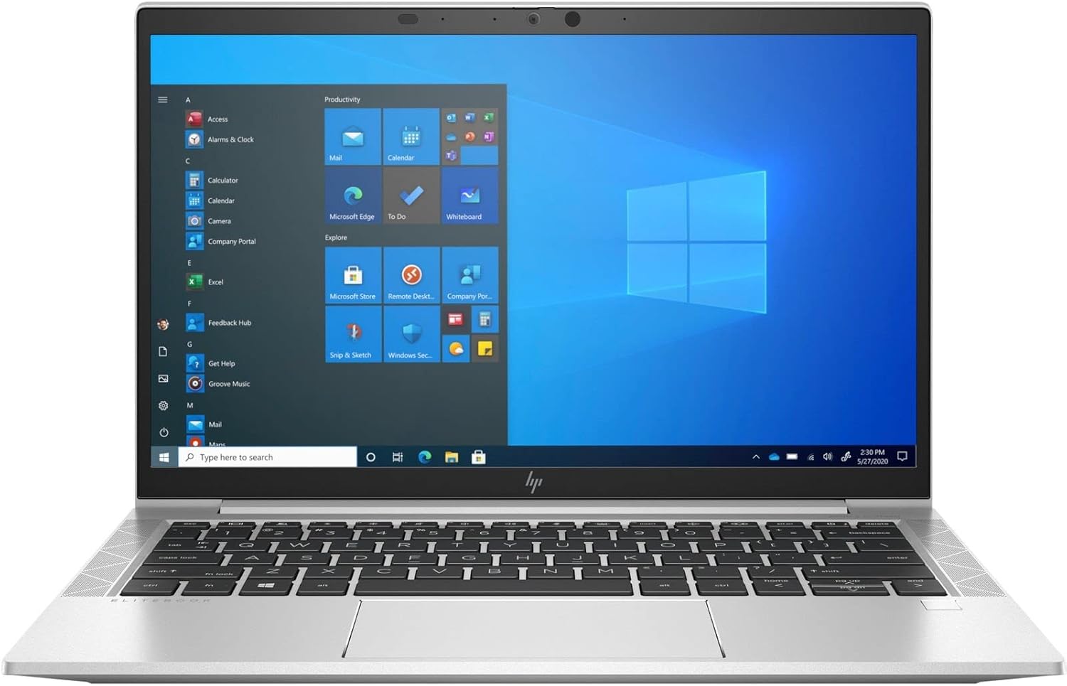 Ordinateur portable HP EliteBook 830 G8 - 13,3" FHD IPS tactile, Intel Core i7, 32 Go RAM, SSD 512 Go, Windows 11 Famille