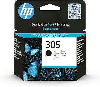 Cartouche d'encre noire HP 305 - Authentique, 120 pages, pour imprimantes HP DeskJet et Envy