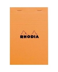 Bloc notes Rhodia 14200C - 110 x 170 mm Quadrillé 5x5 160 pages pour prise de notes
