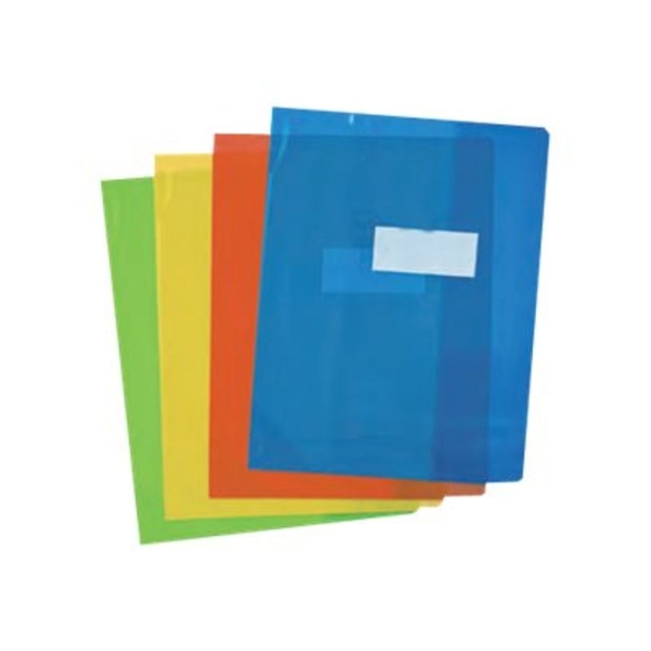 ELBA Strong Line Protège-cahier - 17x22 cm, Couleurs Translucides