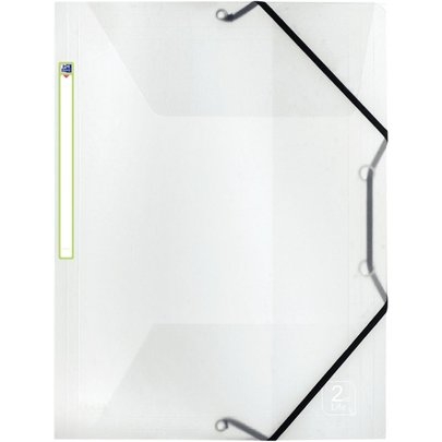 Pochette 3 rabats transparente - Format A4, 3 rabats, plastique transparent pour documents