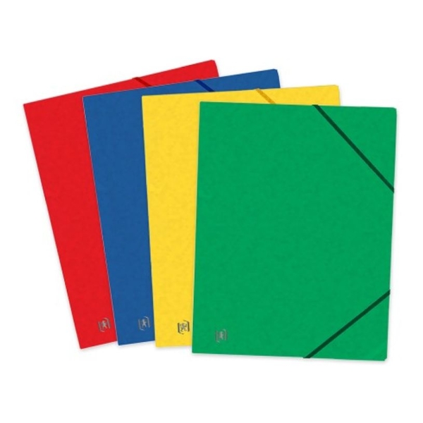 Chemises à élastique Oxford Top File+ - 170 x 220 mm Assorti pour documents