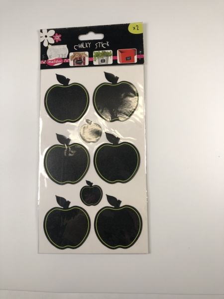 Étiquettes Chalky Stick MAILDOR - Surface ardoise pour marquage