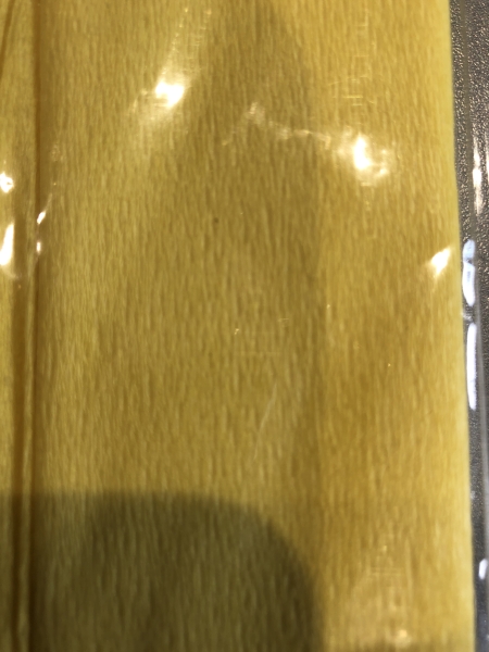 Papier crépon Jaune Maildor - 50 cm x 2,5 m - Décoration, loisirs créatifs, fêtes, emballage cadeaux