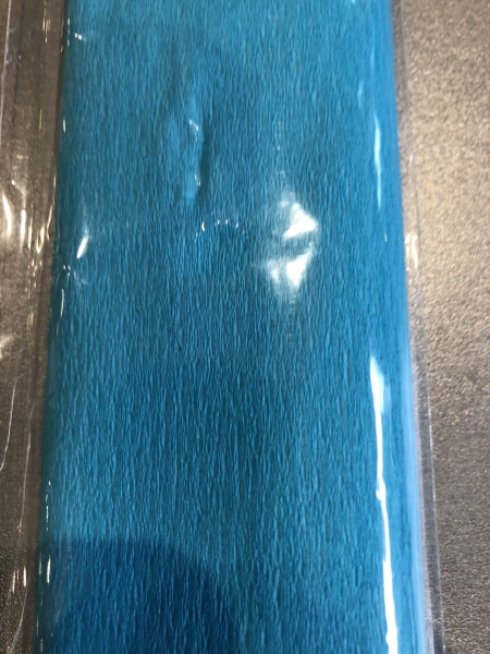Papier crépon Turquoise Maildor - 50 cm x 2,5 m - Décoration, loisirs créatifs, fêtes, emballage cadeaux