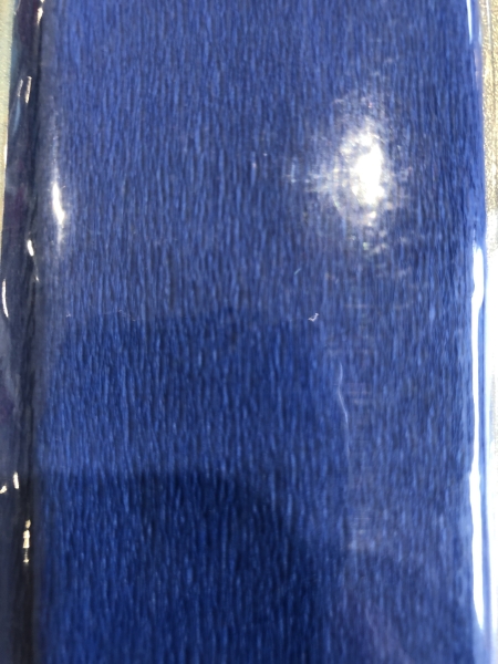 Papier crépon Bleu nuit Maildor - 50 cm x 2,5 m - Décoration, loisirs créatifs, fêtes, emballage cadeaux