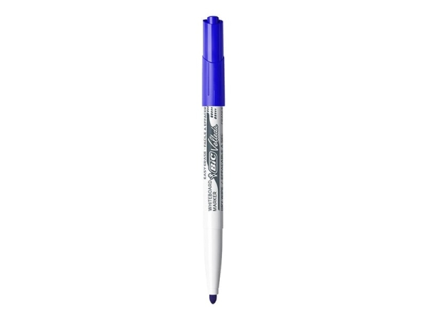 Marqueur effaçable à sec BIC Velleda 1741 - Pointe ogive moyenne Bleu pour tableau blanc