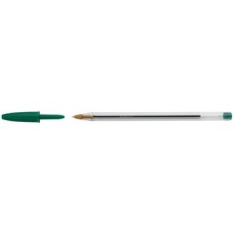 Stylo à bille Bic Cristal Original - Vert 8373629 pour écriture quotidienne et bureau
