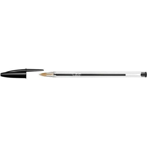 Stylo à bille BIC Cristal Original Noir - Value Pack Écriture Durable pour Bureau et École