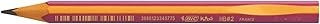 Crayon graphite Bic 47762 Beginners - Corps triangulaire, mine ultra-solide HB 4 mm pour apprentissage