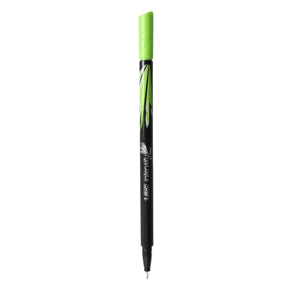 Feutre d'écriture Bic Intensity Fine Vert clair - Pointe 0,4mm Précision Écriture Fine pour Bureau et École