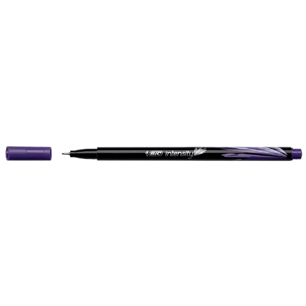 Feutre d'écriture Bic Intensity Fine Violet - Pointe 0,4mm Précision Écriture Fine pour Bureau et École