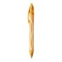 Stylo bille rétractable BIC Gel-ocity Quick Dry orange - Pointe moyenne - Séchage rapide