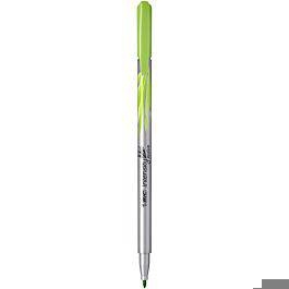 Feutre fin BIC Intensity - Pointe moyenne vert clair - Pour dessin et écriture