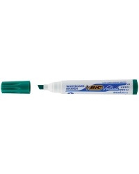 Marqueur tableau blanc Bic Velleda 1751 - Pointe biseautée Vert pour écriture effaçable