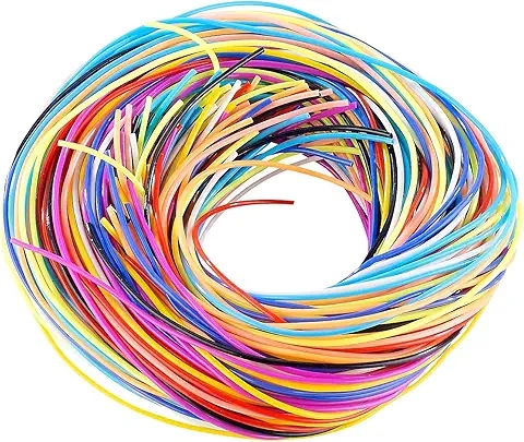 Fils Scoubidous Multicolores - Lot de 100 Fils en Plastique Souple pour Loisirs Créatifs et Activités Manuelles