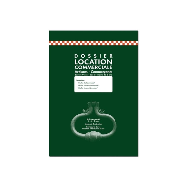 Dossier Exacompta - Location commerciale Vert pour gestion d'entreprise