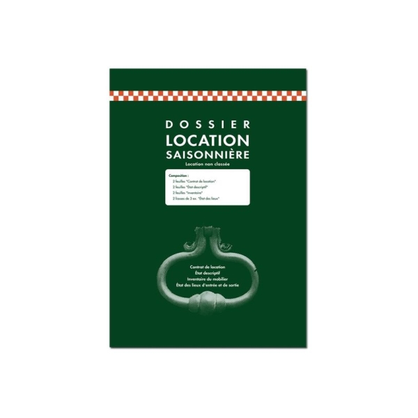 Exacompta - Kit dossier de location pour logement saisonnier