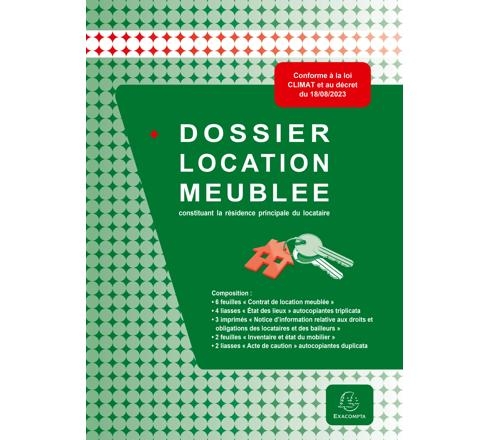 Exacompta - Dossier de location pour logement meublé
