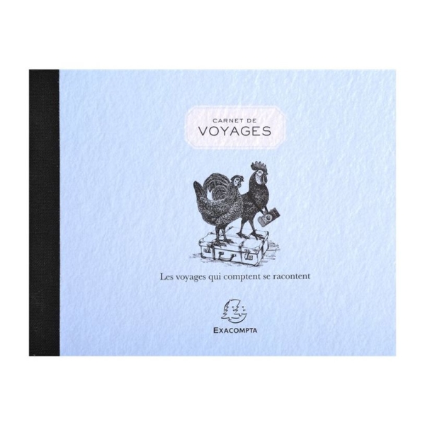 Exacompta Carnet de voyages - 11x15 cm, 40 pages, Compact et pratique