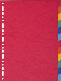 Intercalaires en carton EXACOMPTA A4 12 touches pour organisation bureau et classement scolaire