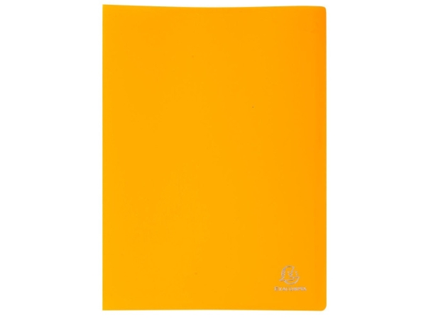 Protège-documents Exacompta A4 - 10 pochettes en polypropylène 400 microns jaune pour classement et organisation scolaire