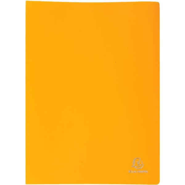 Protège-documents Exacompta OPAK Réf. 8529E - 20 pochettes antireflet 40 vues pour A4 24x32 cm polypro jaune
