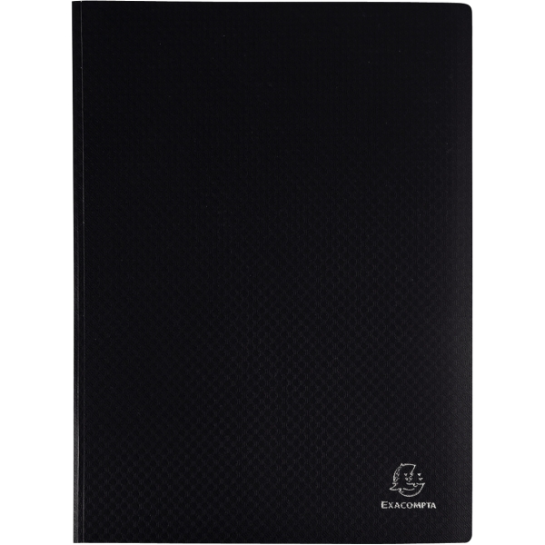 Protège-documents EXACOMPTA A4 en polypropylène 40 pochettes 80 vues noir pour classement et organisation bureau