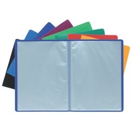 Protège-documents Exacompta 8550E - 100 vues A4 Assorti pour rangement de documents