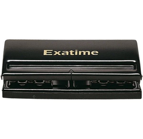 Perforatrice Métal 6 Trous Exacompta - Compatible Exatime 14, 17 et 21 pour Bureau et École